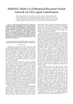 MuBiNN: Multi-Level Binarized Recurrent Neural Network for EEG signal
  Classification