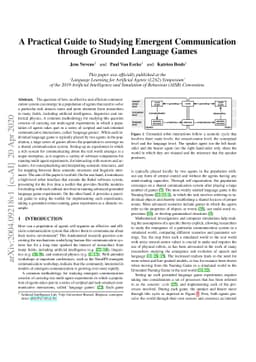 A Practical Guide to Studying Emergent Communication through Grounded
  Language Games