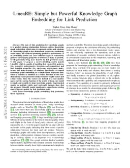 LineaRE: Simple but Powerful Knowledge Graph Embedding for Link
  Prediction