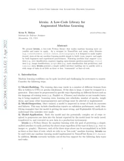 ktrain: A Low-Code Library for Augmented Machine Learning