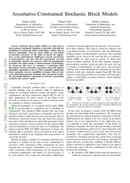 Assortative-Constrained Stochastic Block Models