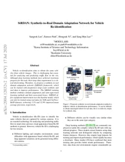 StRDAN: Synthetic-to-Real Domain Adaptation Network for Vehicle
  Re-Identification