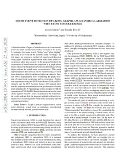 Sound Event Detection Utilizing Graph Laplacian Regularization with
  Event Co-occurrence