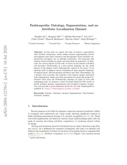 Fashionpedia: Ontology, Segmentation, and an Attribute Localization
  Dataset
