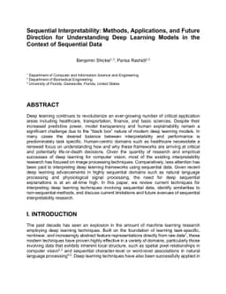 Sequential Interpretability: Methods, Applications, and Future Direction
  for Understanding Deep Learning Models in the Context of Sequential Data