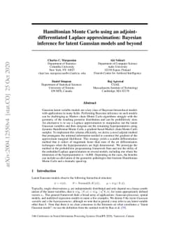 Hamiltonian Monte Carlo using an adjoint-differentiated Laplace
  approximation: Bayesian inference for latent Gaussian models and beyond