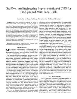 GraftNet: An Engineering Implementation of CNN for Fine-grained
  Multi-label Task
