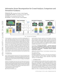 Informative Scene Decomposition for Crowd Analysis, Comparison and
  Simulation Guidance