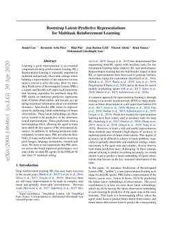 Bootstrap Latent-Predictive Representations for Multitask Reinforcement
  Learning