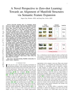A Novel Perspective to Zero-shot Learning: Towards an Alignment of
  Manifold Structures via Semantic Feature Expansion