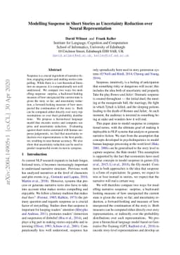 Modelling Suspense in Short Stories as Uncertainty Reduction over Neural
  Representation