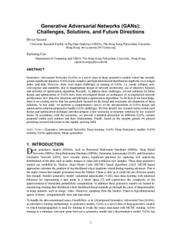 Generative Adversarial Networks (GANs Survey): Challenges, Solutions,
  and Future Directions