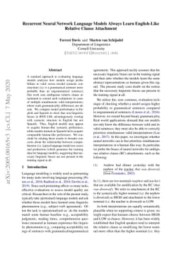Recurrent Neural Network Language Models Always Learn English-Like
  Relative Clause Attachment