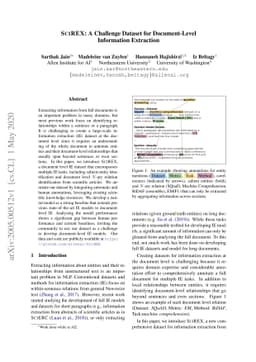 SciREX: A Challenge Dataset for Document-Level Information Extraction