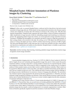 MorphoCluster: Efficient Annotation of Plankton images by Clustering