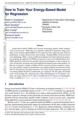 How to Train Your Energy-Based Model for Regression
