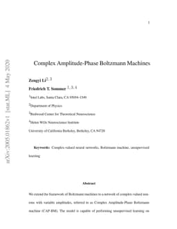Complex Amplitude-Phase Boltzmann Machines