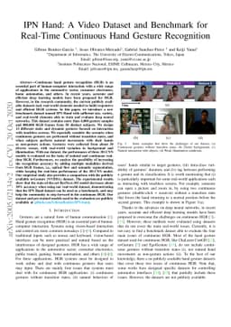 IPN Hand: A Video Dataset and Benchmark for Real-Time Continuous Hand
  Gesture Recognition
