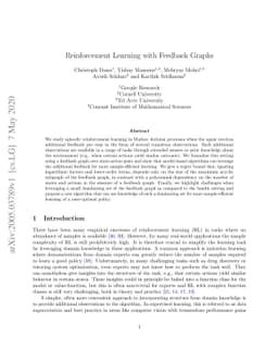 Reinforcement Learning with Feedback Graphs