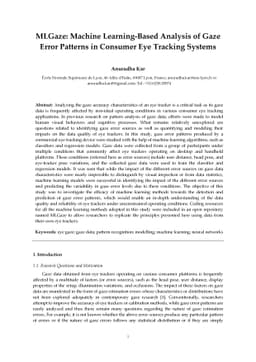 MLGaze: Machine Learning-Based Analysis of Gaze Error Patterns in
  Consumer Eye Tracking Systems