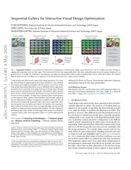 Sequential Gallery for Interactive Visual Design Optimization