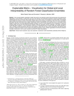 Explainable Matrix -- Visualization for Global and Local
  Interpretability of Random Forest Classification Ensembles