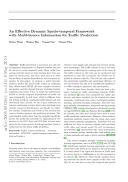 An Effective Dynamic Spatio-temporal Framework with Multi-Source
  Information for Traffic Prediction