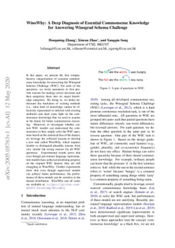 WinoWhy: A Deep Diagnosis of Essential Commonsense Knowledge for
  Answering Winograd Schema Challenge