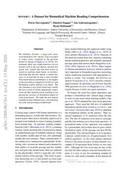 BIOMRC: A Dataset for Biomedical Machine Reading Comprehension