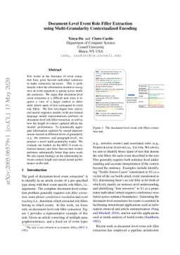 Document-Level Event Role Filler Extraction using Multi-Granularity
  Contextualized Encoding
