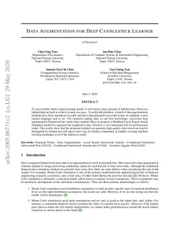 Data Augmentation for Deep Candlestick Learner
