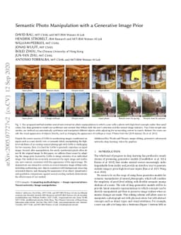 Semantic Photo Manipulation with a Generative Image Prior