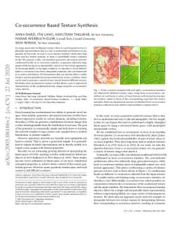 Co-occurrence Based Texture Synthesis