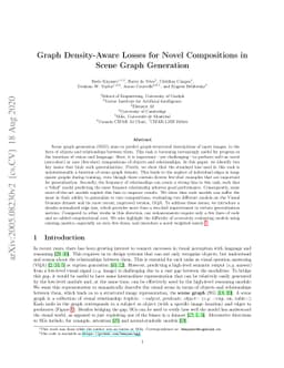 Graph Density-Aware Losses for Novel Compositions in Scene Graph
  Generation