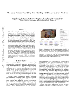 Character Matters: Video Story Understanding with Character-Aware
  Relations