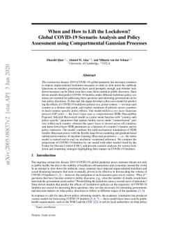 When and How to Lift the Lockdown? Global COVID-19 Scenario Analysis and
  Policy Assessment using Compartmental Gaussian Processes