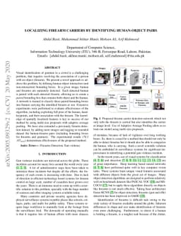 Localizing Firearm Carriers by Identifying Human-Object Pairs