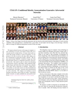 CIAGAN: Conditional Identity Anonymization Generative Adversarial
  Networks