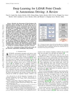 Deep Learning for LiDAR Point Clouds in Autonomous Driving: A Review