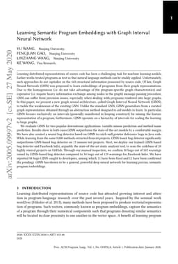 Learning Semantic Program Embeddings with Graph Interval Neural Network