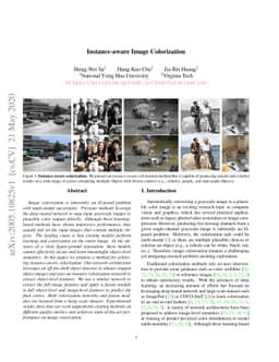 Instance-aware Image Colorization