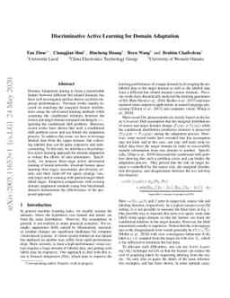 Discriminative Active Learning for Domain Adaptation