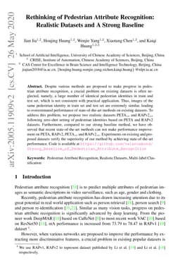 Rethinking of Pedestrian Attribute Recognition: Realistic Datasets with
  Efficient Method