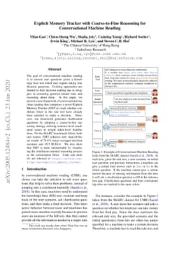 Explicit Memory Tracker with Coarse-to-Fine Reasoning for Conversational
  Machine Reading