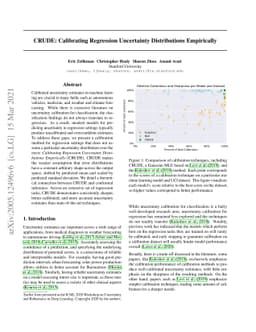 CRUDE: Calibrating Regression Uncertainty Distributions Empirically