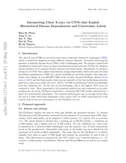 Interpreting Chest X-rays via CNNs that Exploit Hierarchical Disease
  Dependencies and Uncertainty Labels