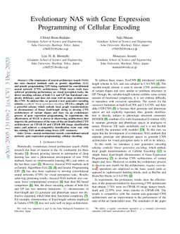 Evolutionary NAS with Gene Expression Programming of Cellular Encoding