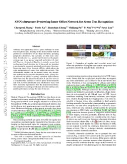 SPIN: Structure-Preserving Inner Offset Network for Scene Text
  Recognition