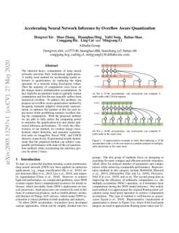 Accelerating Neural Network Inference by Overflow Aware Quantization