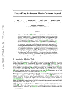 Demystifying Orthogonal Monte Carlo and Beyond